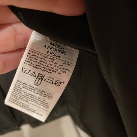 Banana Republic petite plaid blazer - black/silver - Picture 11 of 11